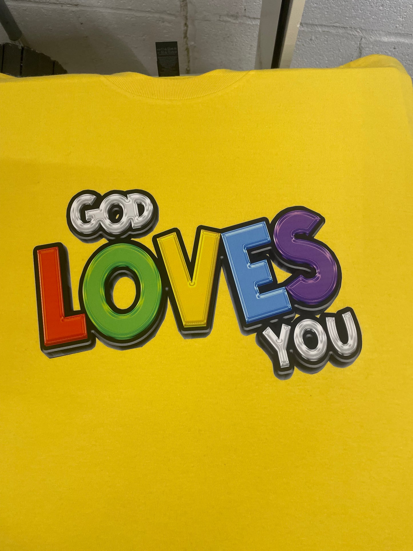 God Loves you tee (mario print)