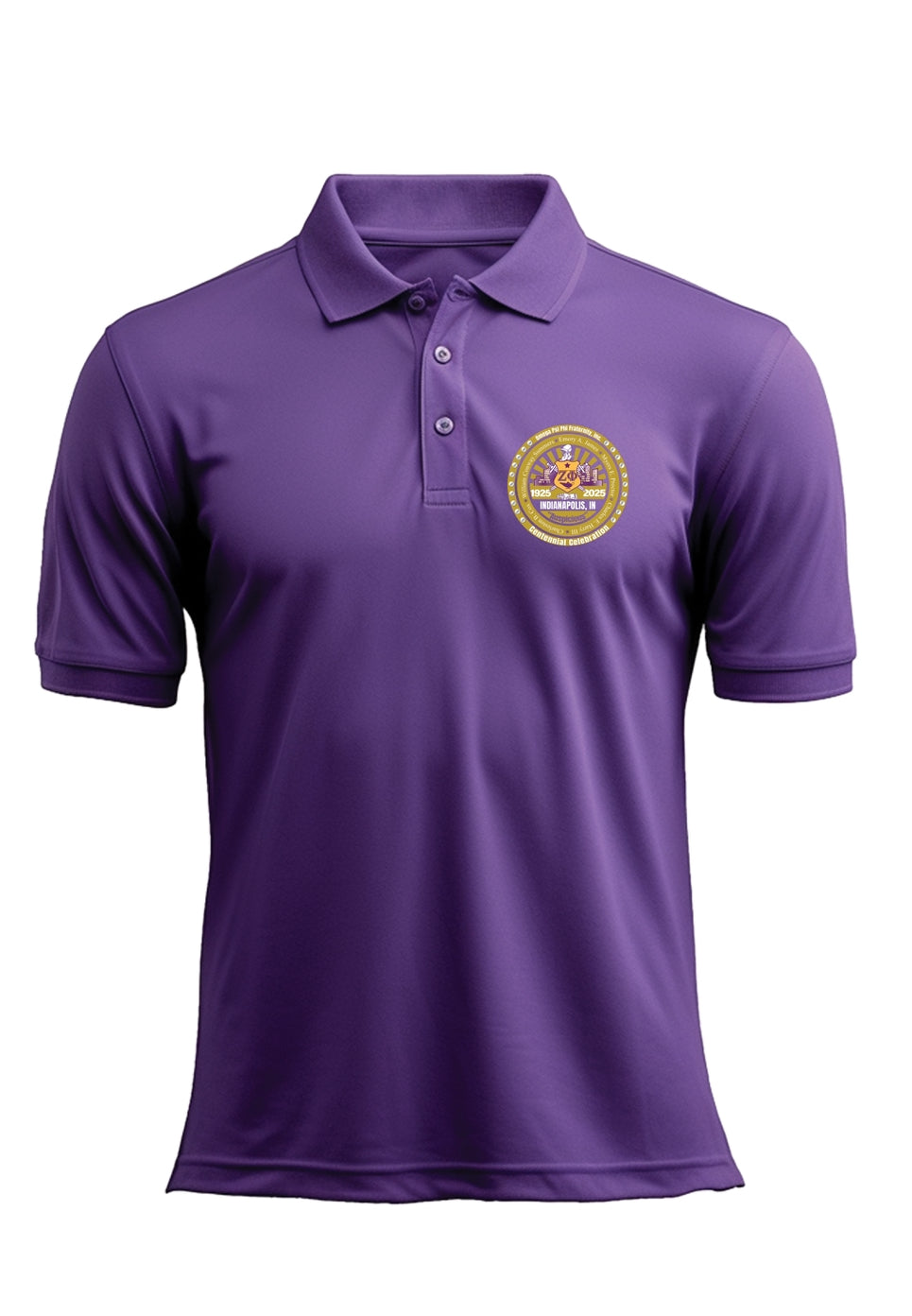 Zeta phi purple polo