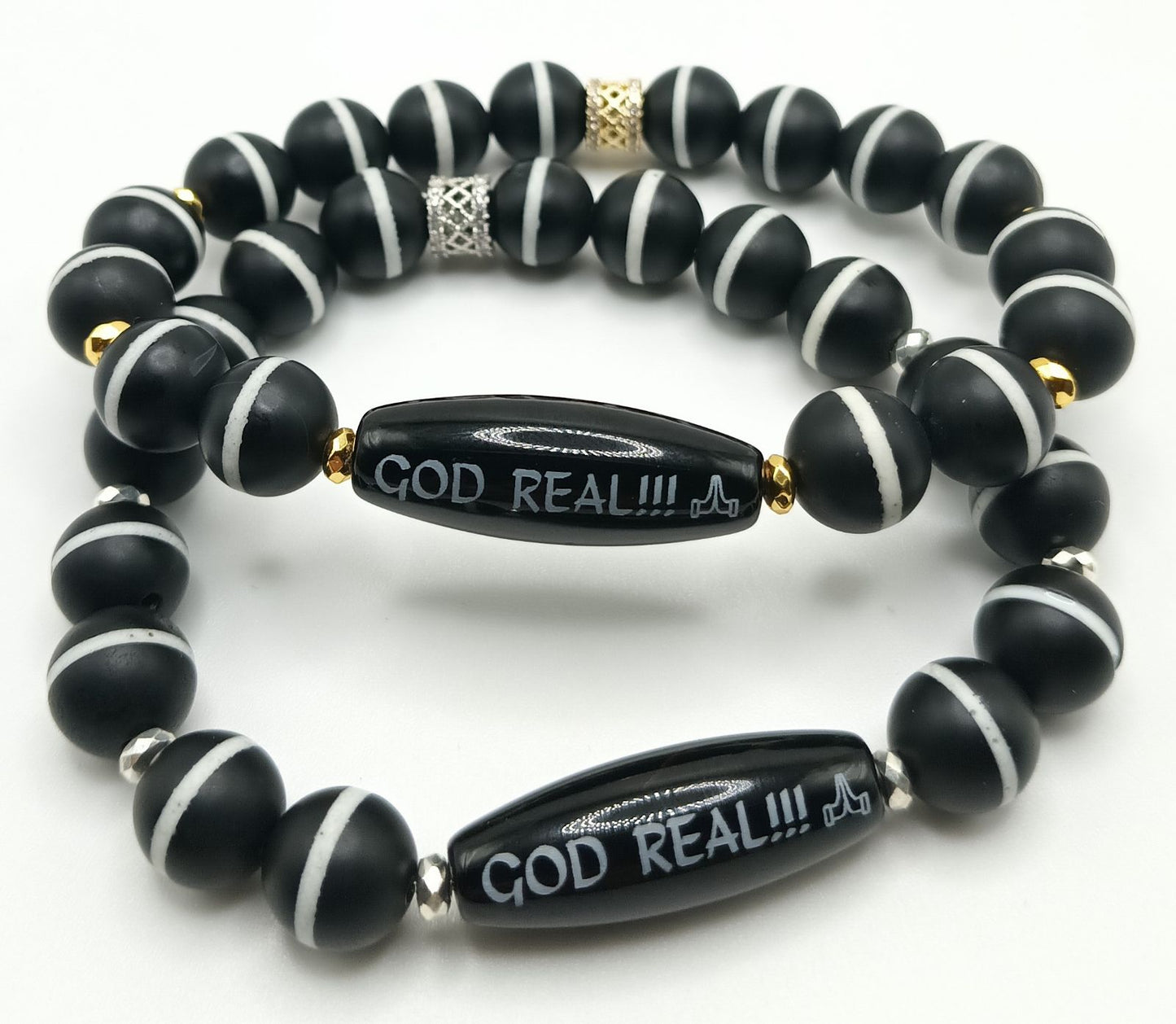 God Real bracelets