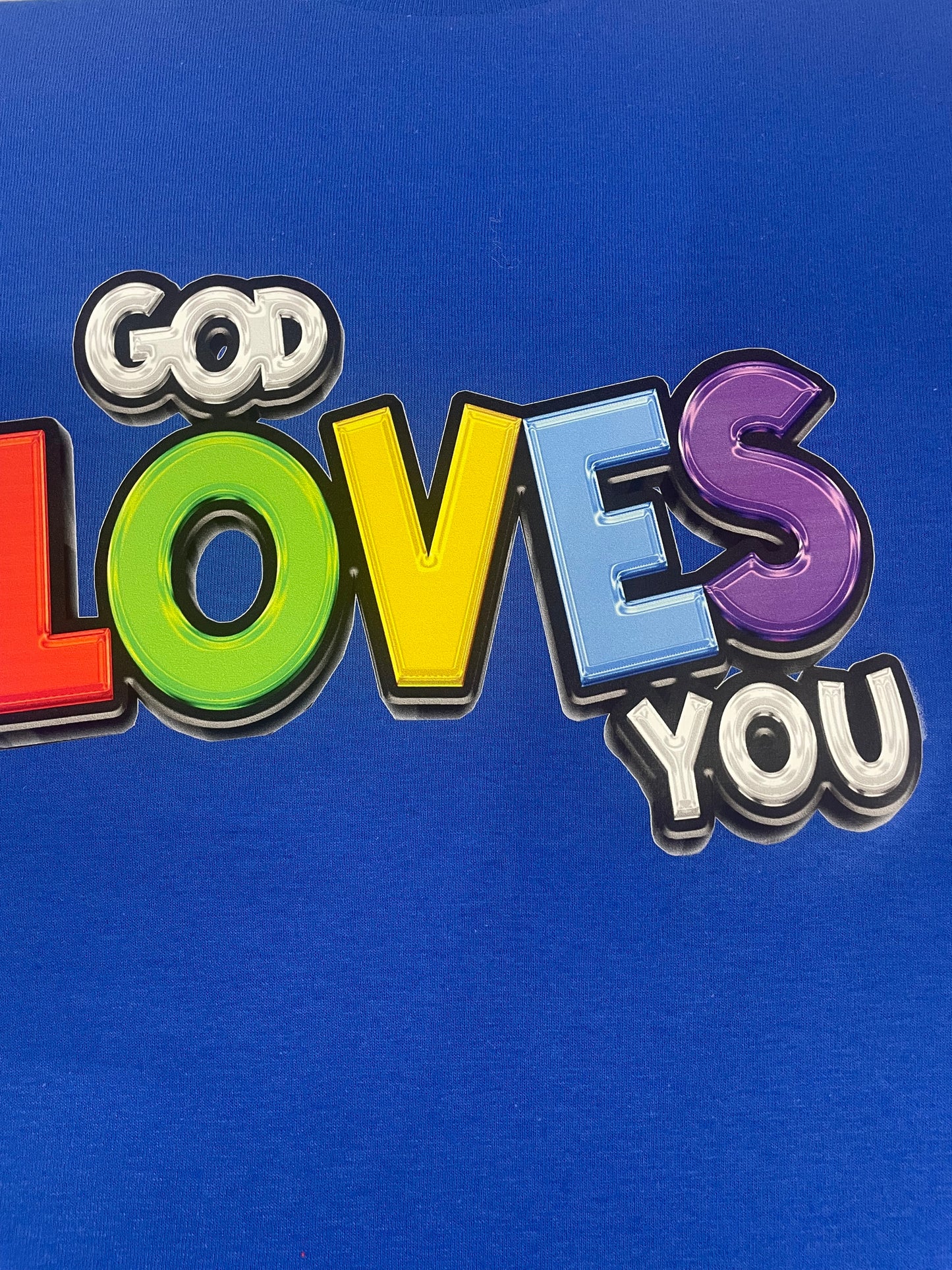 God Loves you tee (mario print)