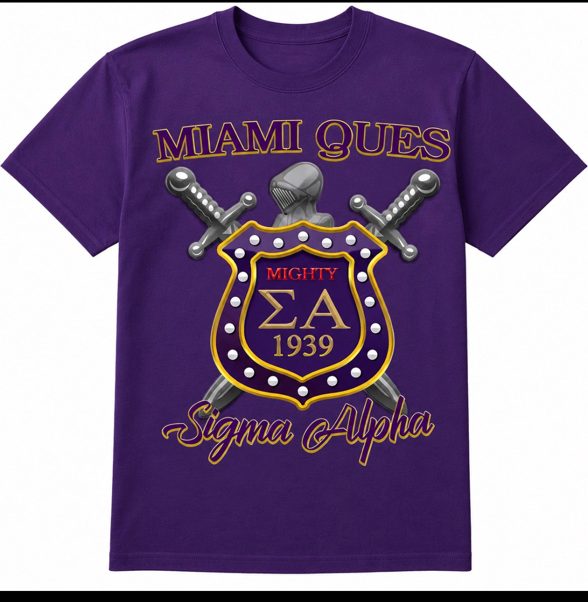 Sigma alpha shield tee