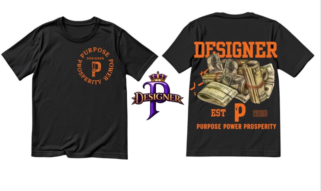 Designer P oversized money Tee