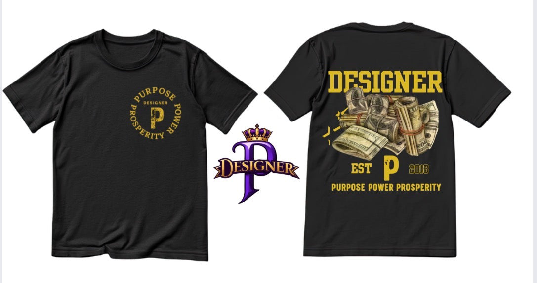 Designer P oversized money Tee
