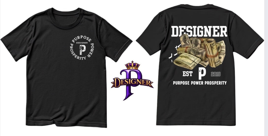 Designer P oversized money Tee