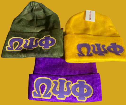 Omega PSI PHI Beanies