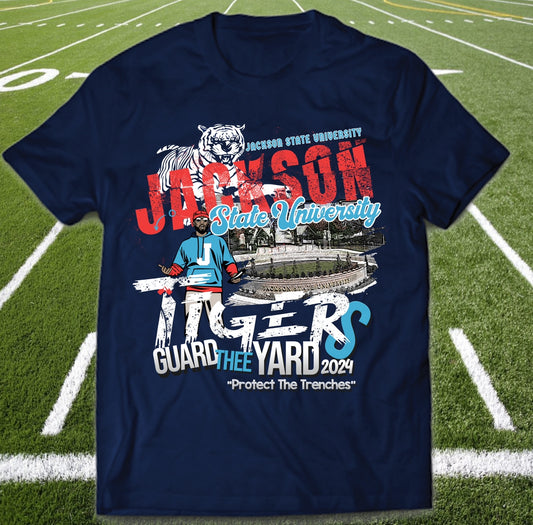 JSU Guard the yard blue - red Jackson