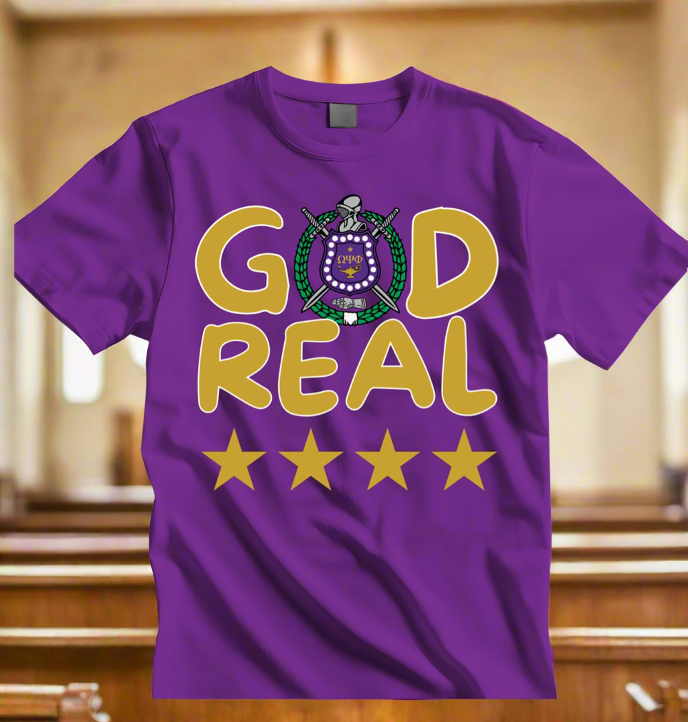God Real Omega Tee