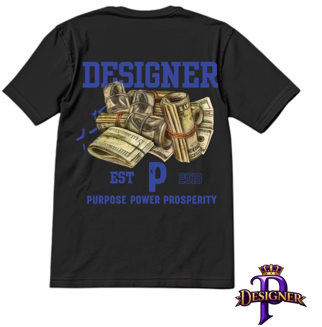 Designer P oversized money Tee