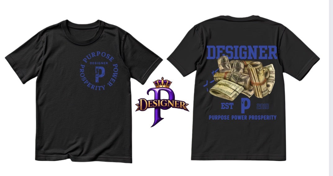 Designer P oversized money Tee