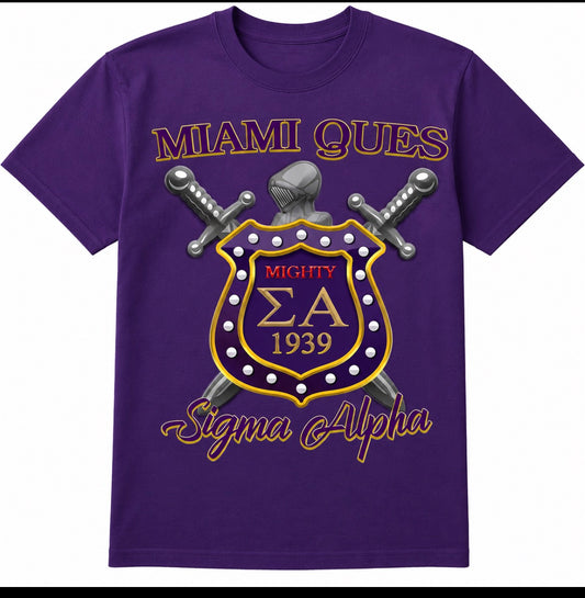 Sigma alpha shield tee